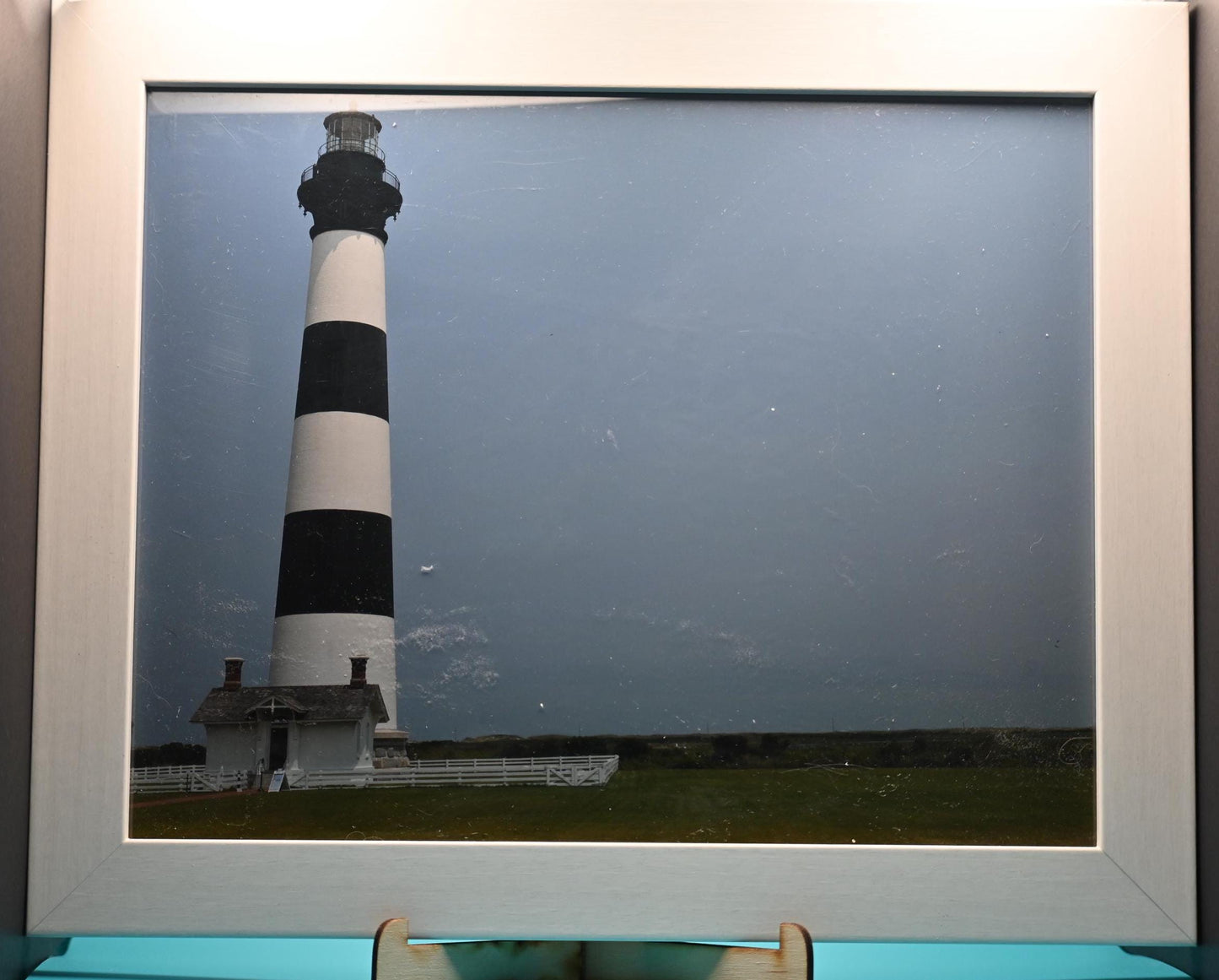 Bodie Island Lighthouse Photograph 8x10 | Coastal Wall Art Print | Home Decor & Nautical Gift for Lighthouse Lovers