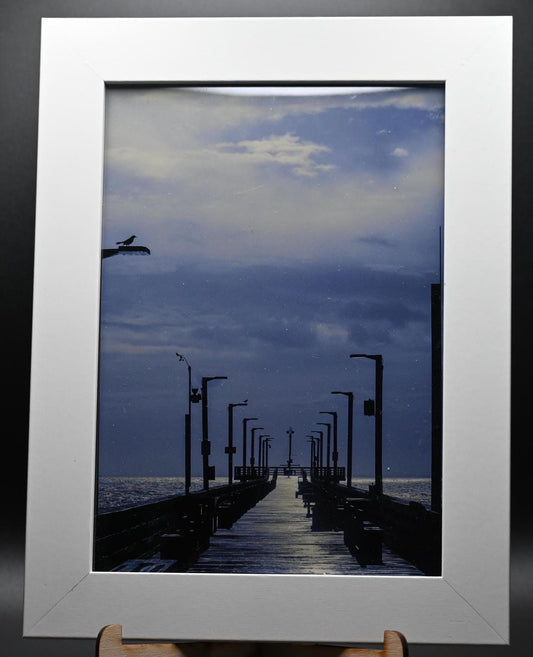 Surf City Pier Photograph 5x7 | Unique Coastal Home Decor | Beach Photography Wall Art