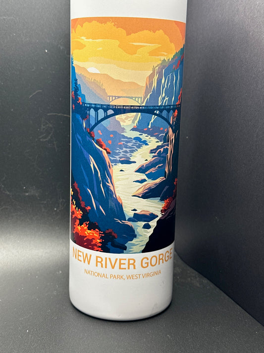 20oz Tumbler – New River Gorge National Park Edition