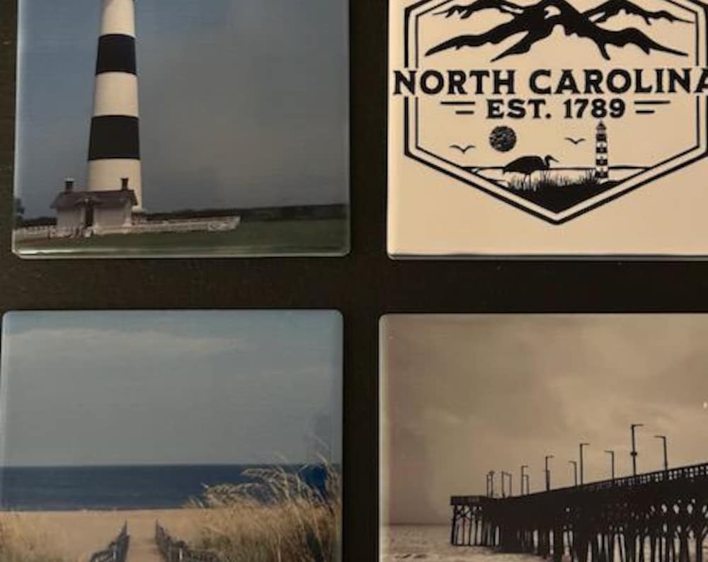 North Carolina Coastal Coaster Set (4 Pack)
