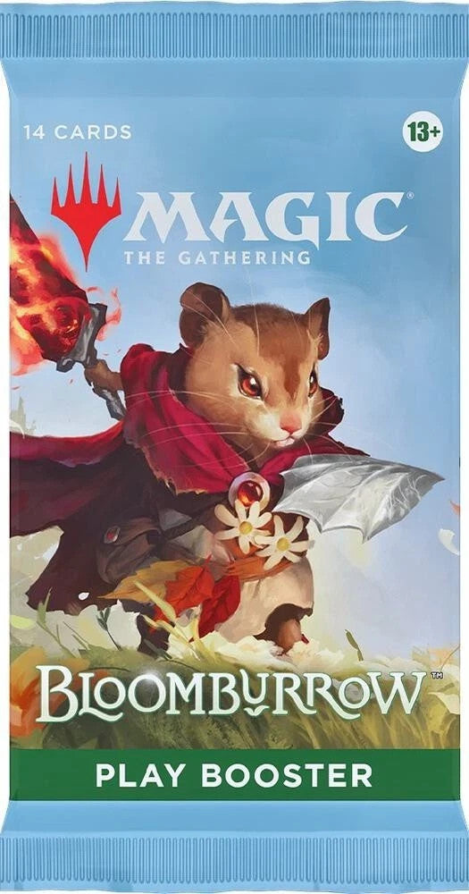 Magic: The Gathering Bloomburrow Play Booster Pack (Sealed) | 14 Cards | 1 Traditional Foil Included